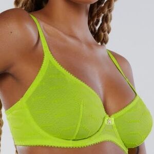 Savage X Fenty Neon Green Bra